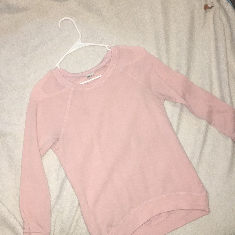 Pink long sleeve sweater